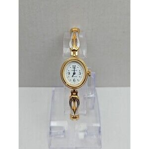Vintage Chaika Ladies Mechanical Watch 17 Jewels Russia Gold Silver Bracelet
